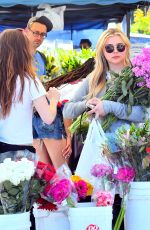 CHLOE MORETZ Shopping at Farmers Market in Studio City 05/21/2017