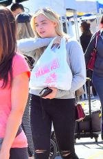 CHLOE MORETZ Shopping at Farmers Market in Studio City 05/21/2017