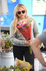 CHLOE MORETZ Shopping at Farmers Market in Studio City 05/21/2017