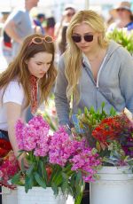 CHLOE MORETZ Shopping at Farmers Market in Studio City 05/21/2017