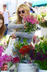 CHLOE MORETZ Shopping at Farmers Market in Studio City 05/21/2017