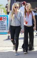 CHLOE MORETZ Shopping at Farmers Market in Studio City 05/21/2017