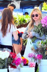 CHLOE MORETZ Shopping at Farmers Market in Studio City 05/21/2017