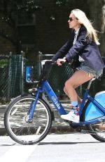 CHLOE SEVIGNY Riding a Citybike Out in New York 05/28/2017