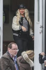 CHRISTINA AGUILERA on the Set of Zoe Movie in Toronto 05/12/2017