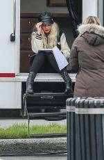 CHRISTINA AGUILERA on the Set of Zoe Movie in Toronto 05/12/2017