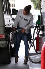 CHRISTINA MILIAN at a Gas Station in Beverly Hills 05/09/2017
