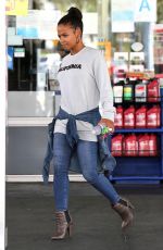CHRISTINA MILIAN at a Gas Station in Beverly Hills 05/09/2017