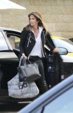 CINDY CRAWFORD Arrives at Soho Houses in Malibu 05/09/2017