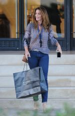 CINDY CRAWFORD Shopping at Barneys New York in Beverly Hills 05/25/2017