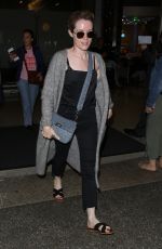 CLAIRE FOY at LAX Airport in Los Angeles 05/24/2017
