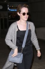 CLAIRE FOY at LAX Airport in Los Angeles 05/24/2017