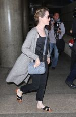 CLAIRE FOY at LAX Airport in Los Angeles 05/24/2017