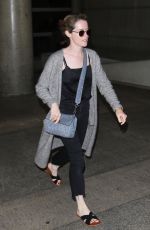 CLAIRE FOY at LAX Airport in Los Angeles 05/24/2017