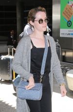 CLAIRE FOY at LAX Airport in Los Angeles 05/24/2017