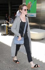 CLAIRE FOY at LAX Airport in Los Angeles 05/24/2017