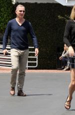 CLAIRE HOLT a Week After Matthew Kaplan Filed for Divorce Out in Los Angeles 05/05/2017
