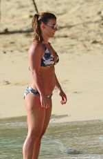 COLEEN ROONEY in Bikini at a Beach in Barbados 05/26/2017