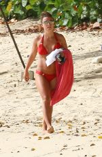 COLEEN ROONEY in Bikini on the Beach in Barbados 05/25/2017