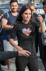COURTENEY COX Arrives at Jimmy Kimmel Live 05/05/2017