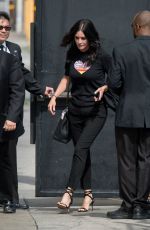 COURTENEY COX Arrives at Jimmy Kimmel Live 05/05/2017
