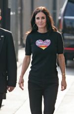 COURTENEY COX Arrives at Jimmy Kimmel Live 05/05/2017