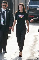 COURTENEY COX Arrives at Jimmy Kimmel Live 05/05/2017