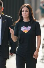 COURTENEY COX Arrives at Jimmy Kimmel Live 05/05/2017
