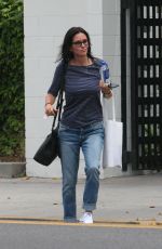 COURTENEY COX Out Shopping at Express in Beverly Hills 05/09/2017