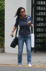 COURTENEY COX Out Shopping at Express in Beverly Hills 05/09/2017