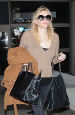 COURTNEY LOVE at LAX Airport in Los Angeles 05/22/2017