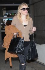 COURTNEY LOVE at LAX Airport in Los Angeles 05/22/2017