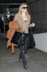 COURTNEY LOVE at LAX Airport in Los Angeles 05/22/2017
