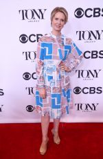 CYNTHIA NIXON at 2017 Tony Awards Meet the Nominees Press Junket in New York 05/03/2017