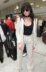 DAISY LOWE Arrives at Airport in Nice 05/18/2017