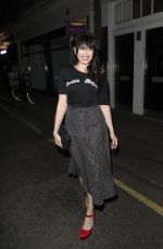 DAISY LOWE Arrives at Alexa Chung Launch Party in London 05/30/2017
