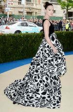 DAISY RIDLEY at 2017 MET Gala in New York 05/01/2017