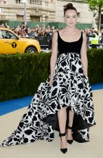 DAISY RIDLEY at 2017 MET Gala in New York 05/01/2017