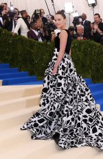 DAISY RIDLEY at 2017 MET Gala in New York 05/01/2017