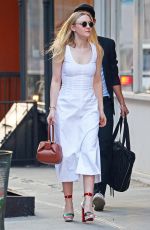 DAKOTA FANNING Out and About in New York 05/17/2017