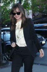 DAKOTA JOHNSON Arrives Back to Her Hotel in New York 05/03/2017