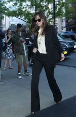 DAKOTA JOHNSON Arrives Back to Her Hotel in New York 05/03/2017