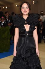 DAKOTA JOHNSON at 2017 MET Gala in New York 05/01/2017