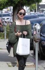 DAKOTA JOHNSON at Carrera Cafe in Los Angeles 05/25/2017