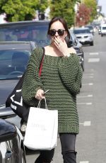 DAKOTA JOHNSON at Carrera Cafe in Los Angeles 05/25/2017