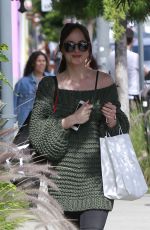 DAKOTA JOHNSON at Carrera Cafe in Los Angeles 05/25/2017