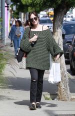 DAKOTA JOHNSON at Carrera Cafe in Los Angeles 05/25/2017