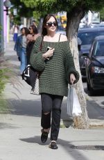 DAKOTA JOHNSON at Carrera Cafe in Los Angeles 05/25/2017