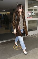 DAKOTA JOHNSON at LAX Airport in Los Angeles 05/05/2017