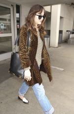 DAKOTA JOHNSON at LAX Airport in Los Angeles 05/05/2017